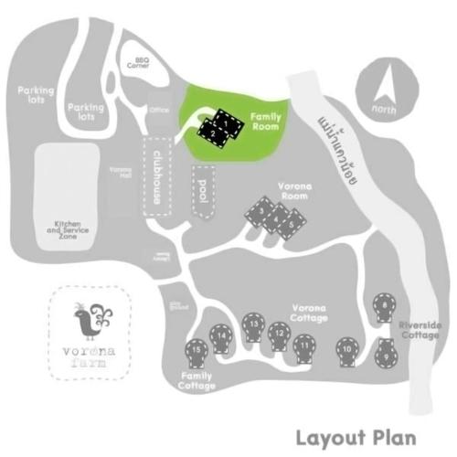 แผนผังของ Vorona Resort