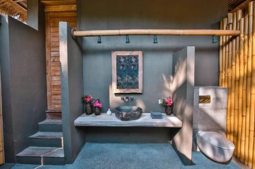 Ein Sitzbereich in der Unterkunft Slow - Private Pool Villas & Spa
