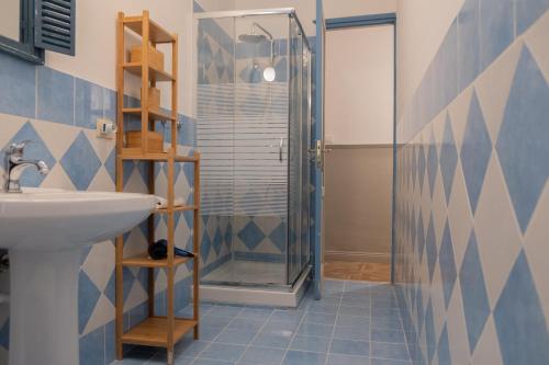 Koupelna v ubytování Al teatro Massimo