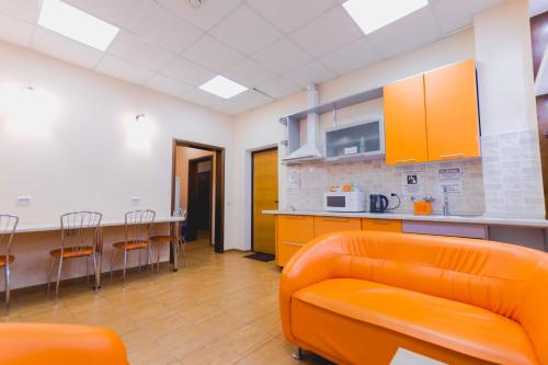 Cuisine ou kitchenette dans l'établissement Hostel U City