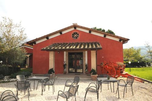 El edificio en el que está la estancia rural