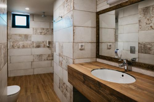 Koupelna v ubytování Hotel Leva - Vratsa