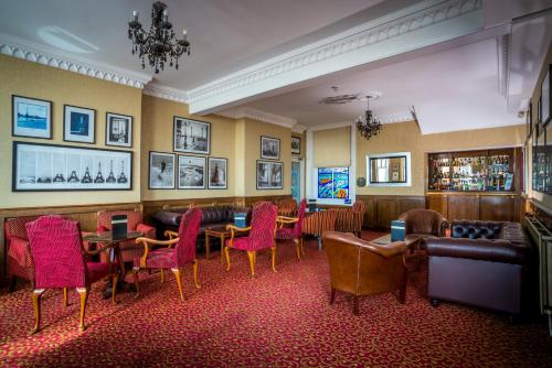 Χώρος καθιστικού στο Langham Hotel Eastbourne