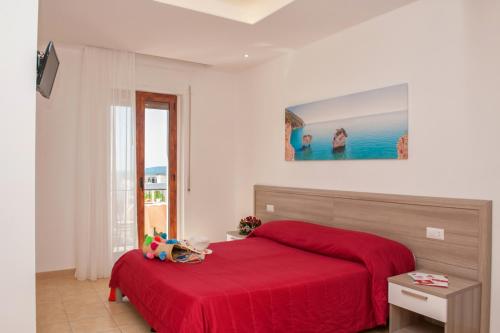 Posteľ alebo postele v izbe v ubytovaní Albergo San Giorgio