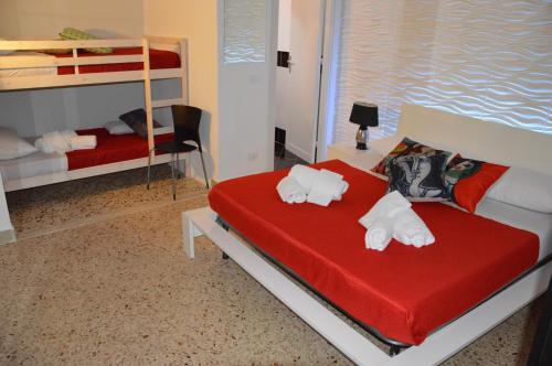Letto o letti in una camera di B&B Il Profumo del Porto