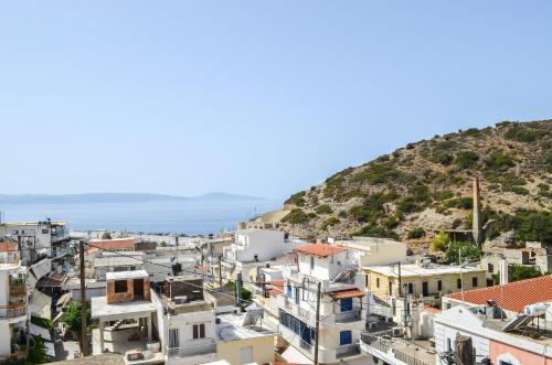 a view of the city of antiparos from above at Kalypso in Agia Galini