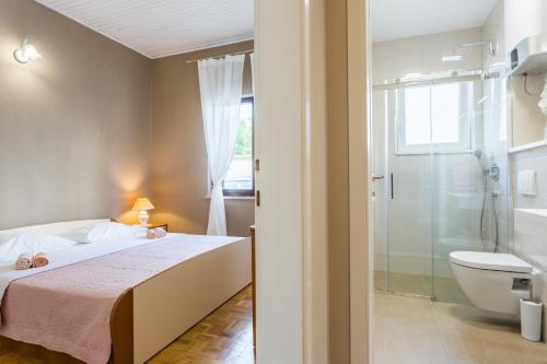 Koupelna v ubytování Guest house "Litus"