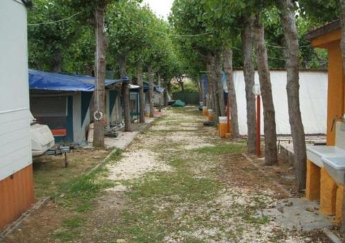 Ein Garten an der Unterkunft Camping Borghetti