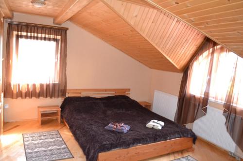 Postel nebo postele na pokoji v ubytování У Гуцула