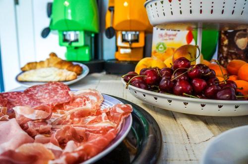 Mad på bed and breakfast-stedet eller i nærheden