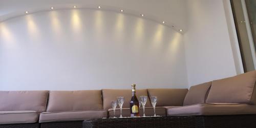Ruang duduk di Apartments Bošković