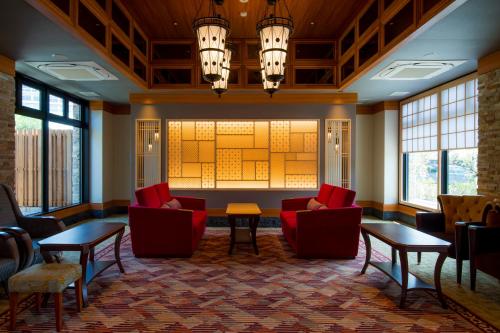 Posezení v ubytování Unzen Kyushu Hotel