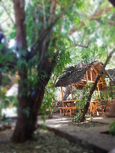 Taman di luar Le Village Diego
