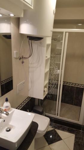 Koupelna v ubytování Apartment Verdi