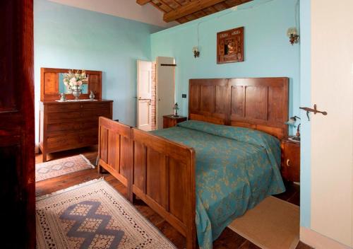 Säng eller sängar i ett rum på Antica Vigna