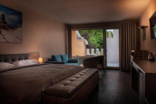 Posteľ alebo postele v izbe v ubytovaní Plaza Beach Holiday House