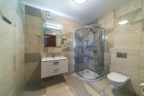Ένα μπάνιο στο Sądelski Dwór Medical & SPA