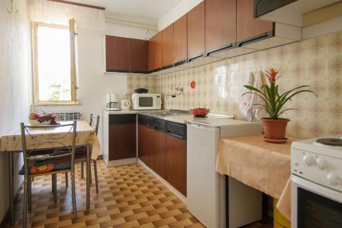 Dapur atau dapur kecil di Apartments Nives