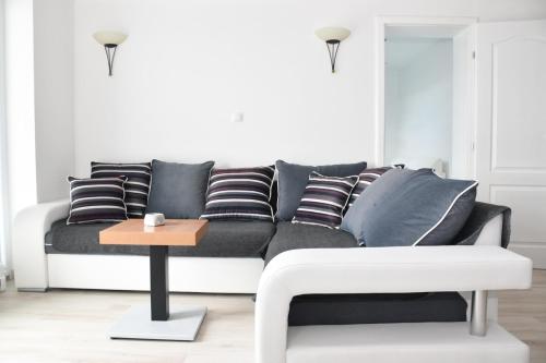 Χώρος καθιστικού στο Apartmani Niko