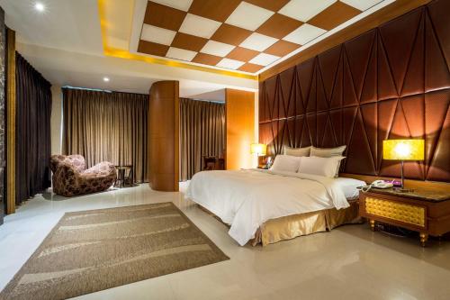Uline Motelにあるベッド