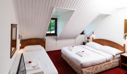 Ένα ή περισσότερα κρεβάτια σε δωμάτιο στο Bed and Breakfast Portal