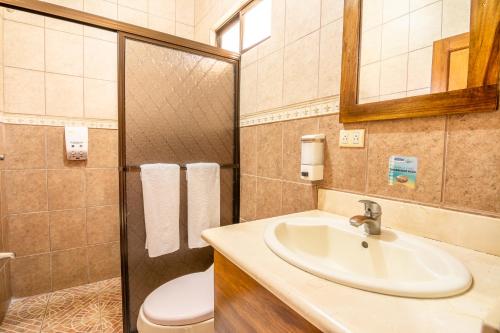 Koupelna v ubytování Hotel Pacuare