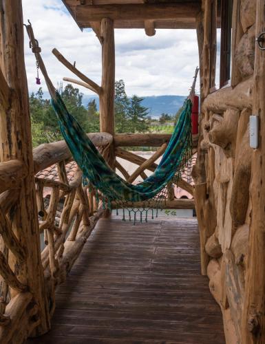 Un balcón o terraza en Zaysant Ecolodge