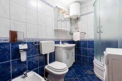 Koupelna v ubytování Apartman Edi