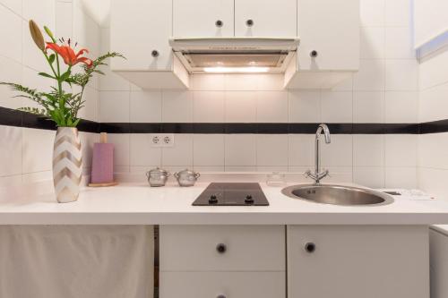 Kuchyň nebo kuchyňský kout v ubytování Precioso Apartamento Sevilla Centro