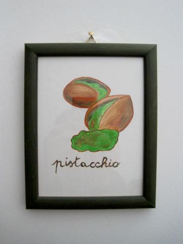 a picture of a painting of a mushroom at Lirma B&B in Cefalù