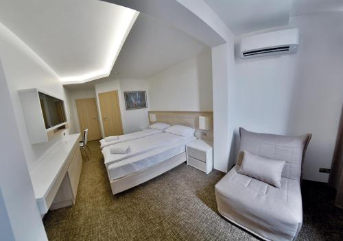 Ένα ή περισσότερα κρεβάτια σε δωμάτιο στο Apartment OneClickRent_04 - Smart House