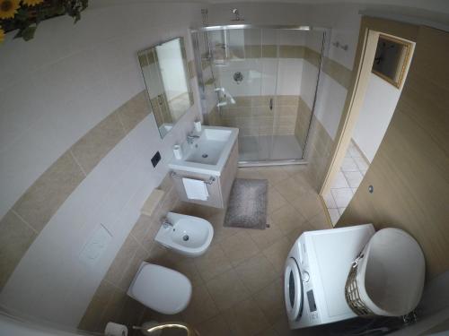Koupelna v ubytování Casa Gabry