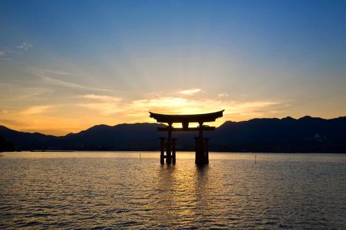 Un paisaje natural cerca del ryokan