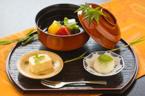 Comida en el ryokan o alrededores