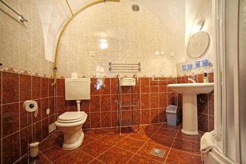 Ванная комната в Bed & Breakfast Šilak