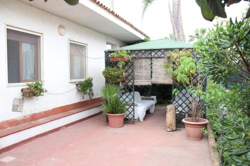 Κήπος έξω από το Villa Aurora