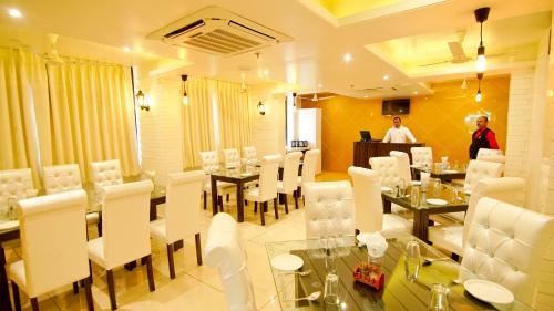 Posezení v ubytování Hotel Amrta