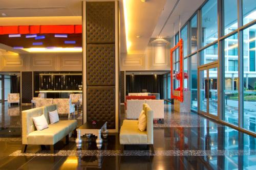 Un lugar para sentarse en Way Hotel Pattaya