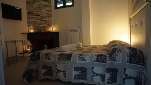 Cama o camas de una habitación en Marselo B&B