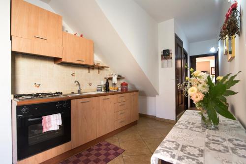 Η κουζίνα ή μικρή κουζίνα στο B&B Villagata