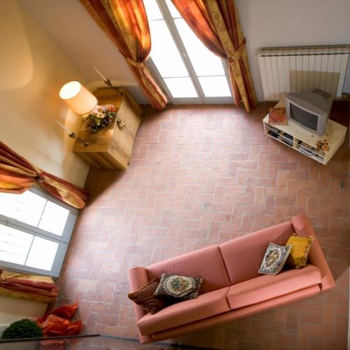 Zona de estar de Rimaggiori Country Home & Restaurant