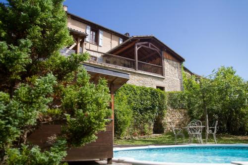 Belle maison de maître - Piscine et jardin privés - Au cœur du village médiéval de Caylus - 4 personnes - Garage