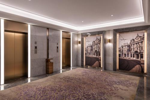 Una cama o camas en una habitación de Mercure Shanghai NECC