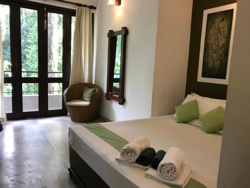 Ένα ή περισσότερα κρεβάτια σε δωμάτιο στο Rockydale Home Stay