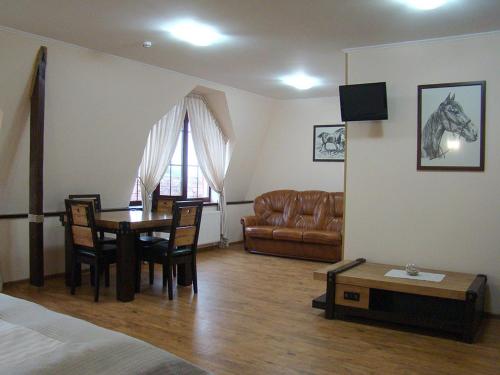 Posezení v ubytování Hotel Zolota Pidkova