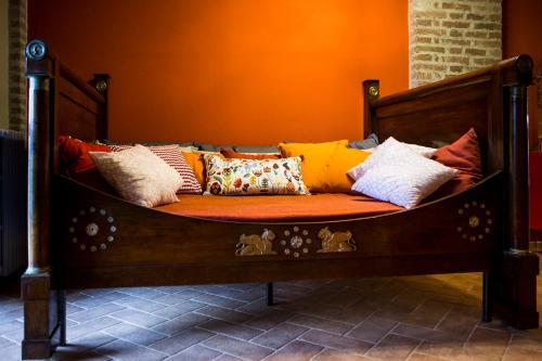 Χώρος καθιστικού στο Relais Cascina Scottina