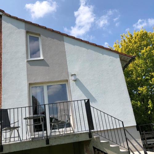 Balkoni atau teres di Ferienwohnung Maurer