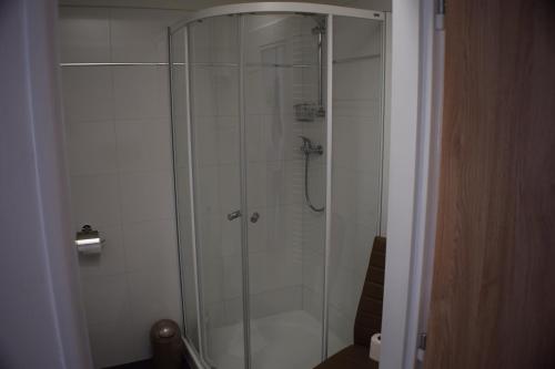Koupelna v ubytování Apartmány Lípa