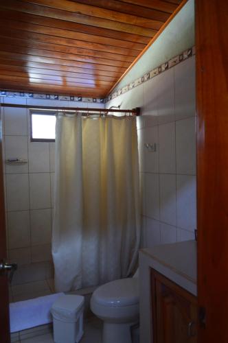 Koupelna v ubytování Casa de Lelia