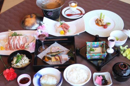 Φαγητό σε αυτό το ryokan ή κάπου εκεί κοντά